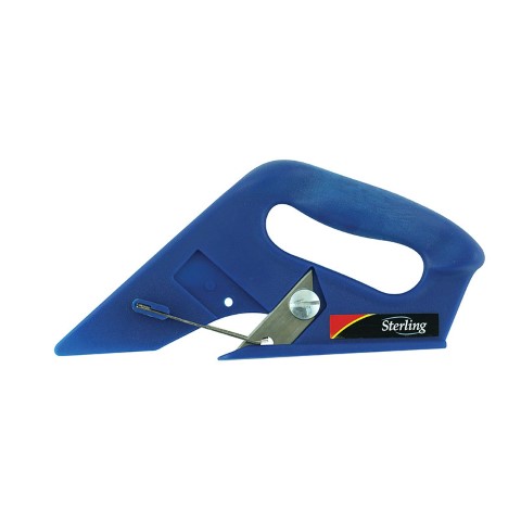 BLUE FOAM BACK CARPET CUTTER BLUE CARDED 